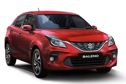Maruti Baleno Red Car Rental