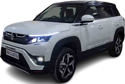 Maruti Brezza White Car Rental