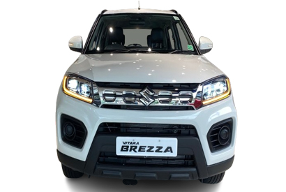 Maruti Brezza White Car Rental
