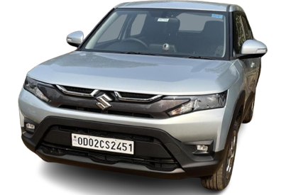 Maruti Brezza Silver Car Rental