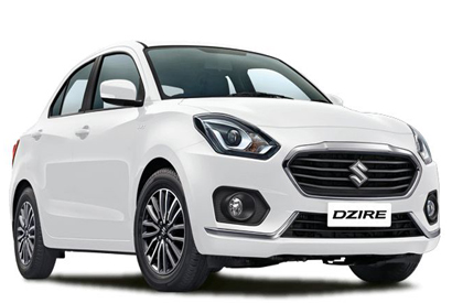 Maruti Dzire White Car Rental